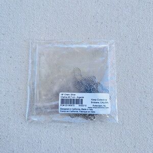 *Keep Collective* Retired Silver Chain 18” Brand New